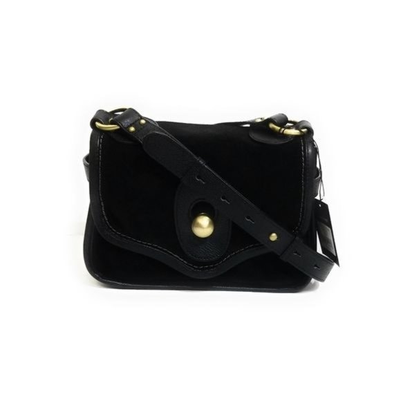 Nanette Lepore Womens New Waverly Flap Crossbody Shoulder Bag in Black - Picture 14 of 15